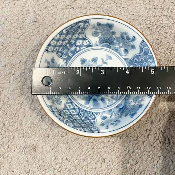Great vintage Japanese hand painted studio signed porcelain bowl - Picture 6 of 7